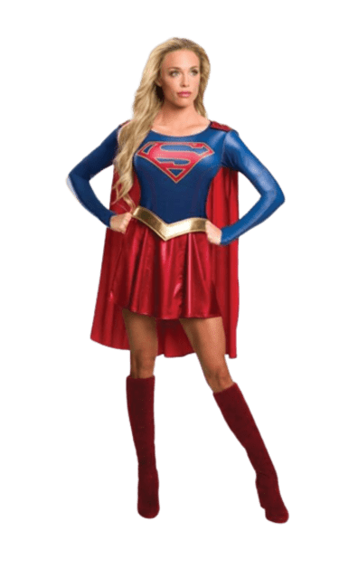 Adult Supergirl TV Show Costume Dress