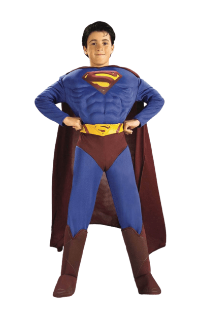 Deluxe Muscle Chest Superman Child Costume