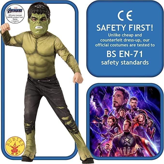 Marvel Avengers: Endgame Child's Hulk Costume & Mask