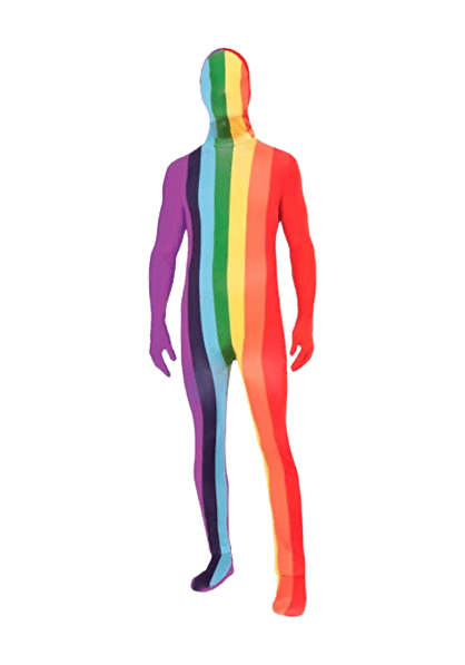 Disappearing Man Suit-Rainbow