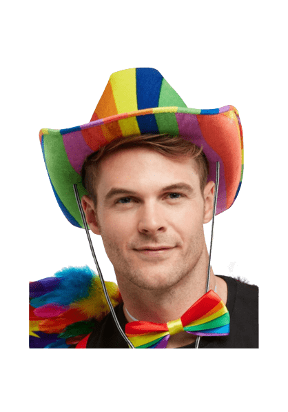 Rainbow Cowboy Hats