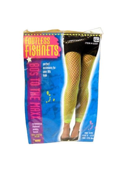 Wide Fishnet Pantyhose Neon