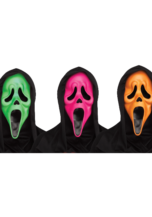 Ghost Face Fluorescent Mask